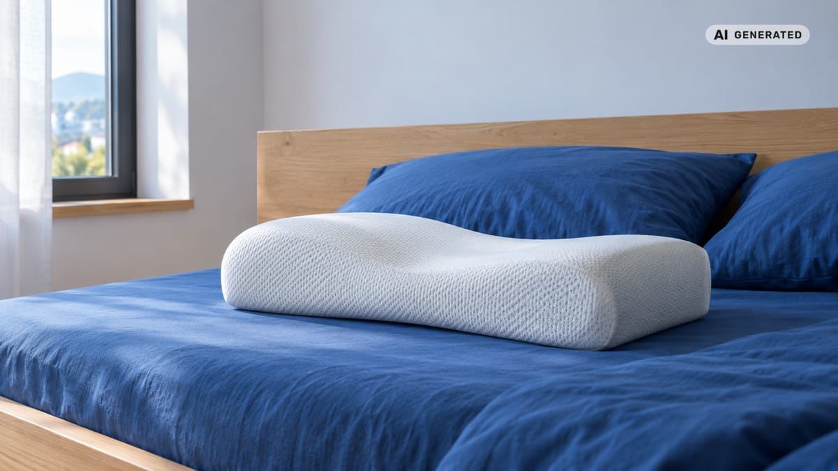 Ergonomický vankúš z pamäťovej peny: ako si vybrať