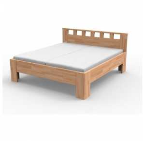 Masívna manželská posteľ KAROLÍNA Obrázok pre Masívna manželská posteľ KAROLÍNA