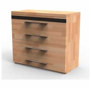 Vysoká masívna komoda M4Z, BUK morenie čerešňa Obrázok pre Vysoká masívna komoda M4Z, BUK morenie čerešňa