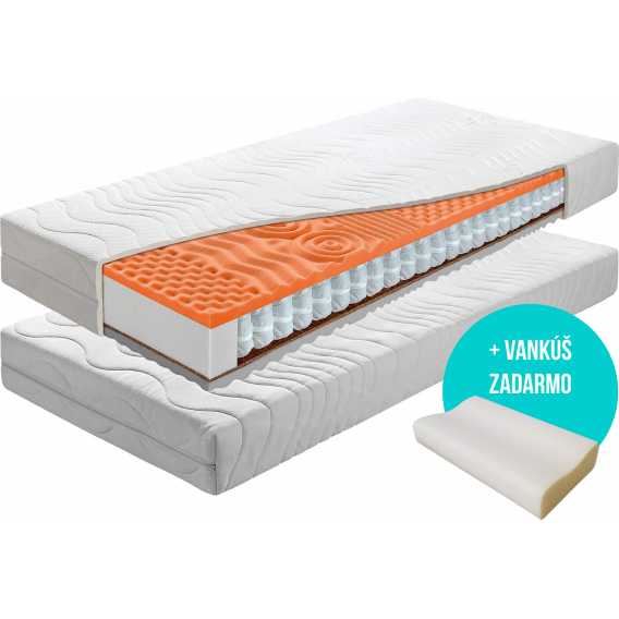 Obrázok pre Matrac SUPER PREMIUM 1 + 1 + darček 2x vankúš + darček 1x chránič matraca