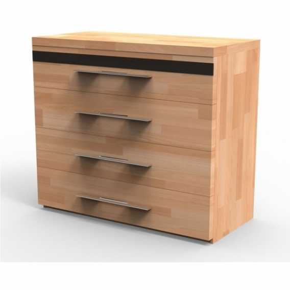 Vysoká masívna komoda M4Z, BUK morenie wenge Obrázok pre Vysoká masívna komoda M4Z, BUK morenie wenge