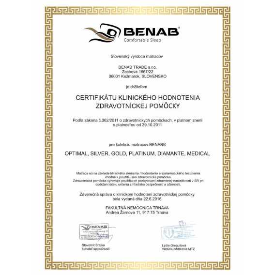 Obrázok pre Matrac MAXIM BIO LONGLIFE 1+1 + darček 1x chránič matraca