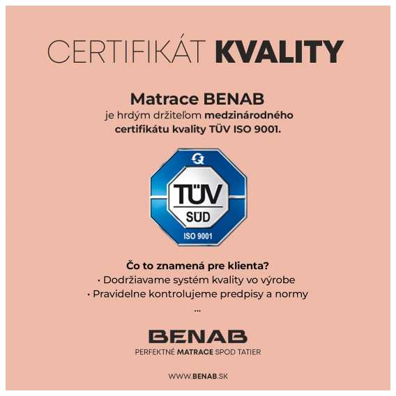 Obrázok pre Matrac BENAB TOPPER LATEX H5