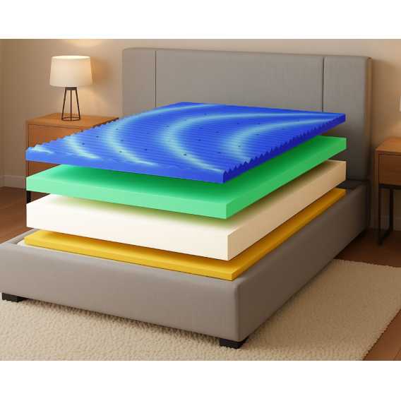 Obrázok pre Matrac Orthopedic Hybrid Plus 1+1 + darček 1x chránič matraca